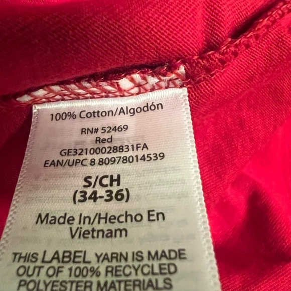 Sale George Men’s Shirt S Red Long Sleeves - Picture 7 of 10